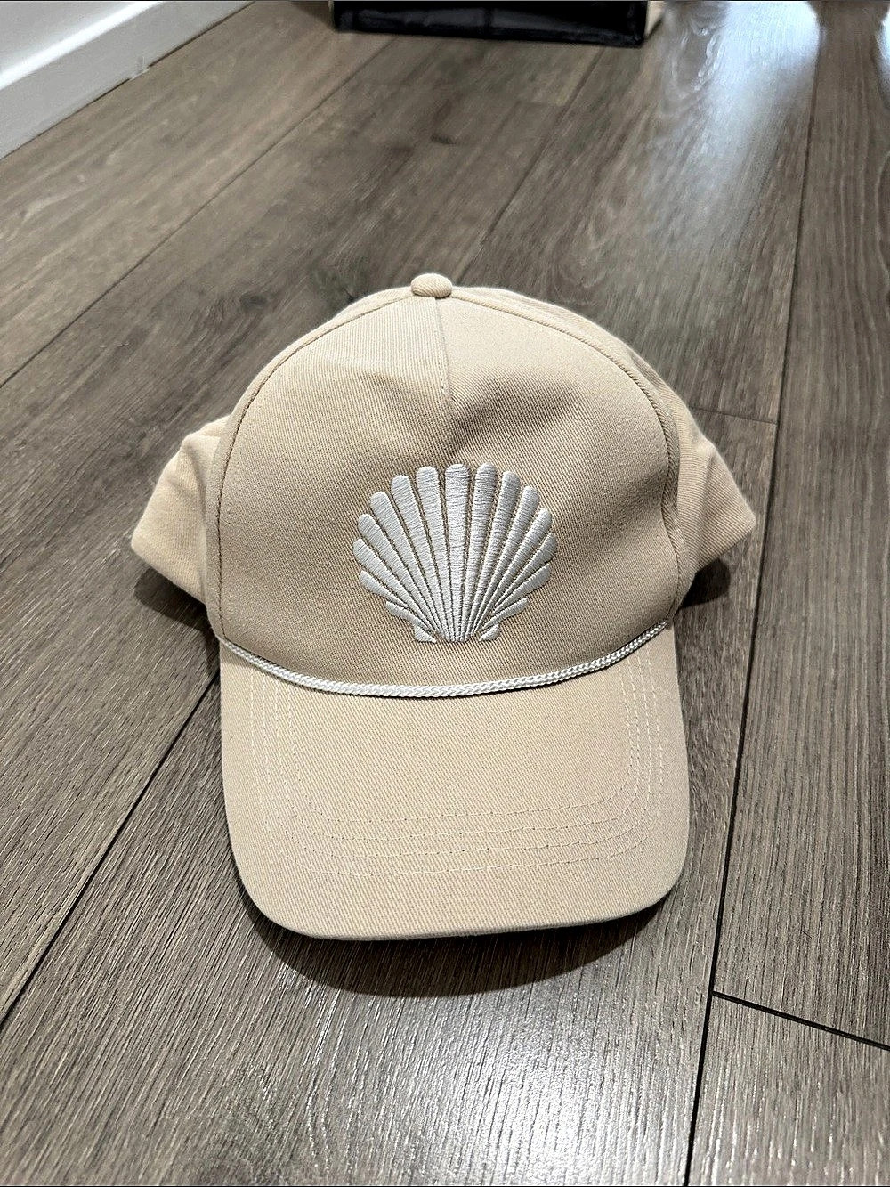 Altar'd State Seashell Trucker Hat Beige